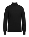 VNECK VNECK MAN TURTLENECK BLACK SIZE 42 VIRGIN WOOL, POLYACRYLIC