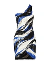 Elisabetta Franchi Woman Mini Dress Blue Size 6 Polyamide, Plastic, Metal