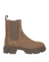 Copenhagen Studios Woman Ankle Boots Camel Size 6 Soft Leather In Brown