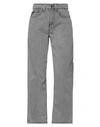 Pont Denim Woman Denim Pants Grey Size 25 Cotton