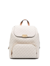 MICHAEL MICHAEL KORS MONOGRAM-PATTERN LOGO-BUCKLE BACKPACK