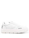 LOVE MOSCHINO LOW-TOP LEATHER SNEAKERS