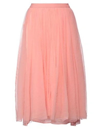 Tessa . Woman Midi Skirt Pink Size 6 Polyamide