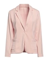 Majestic Filatures Woman Suit Jacket Light Pink Size 3 Viscose, Elastane