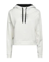 Freddy Woman Sweatshirt White Size Xl Cotton, Polyester, Elastane In White