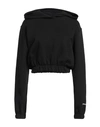 Hinnominate Woman Sweatshirt Black Size L Cotton