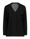 Drumohr Woman Sweater Black Size Xl Merino Wool