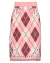 Alanui Woman Midi Skirt Pink Size M Virgin Wool, Alpaca Wool, Polyamide, Wool