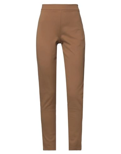 Max Mara Woman Pants Camel Size 4 Polyamide, Elastane In Beige