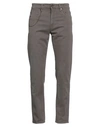 Siviglia Man Pants Lead Size 36 Cotton, Elastane In Grey