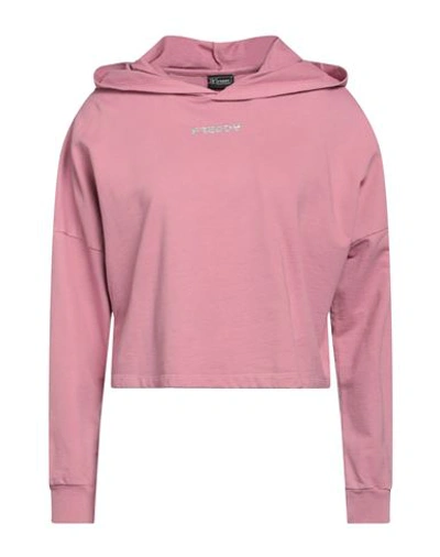 Freddy Woman Sweatshirt Pastel Pink Size L Cotton