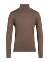 Liu •jo Man Man Turtleneck Brown Size M Virgin Wool