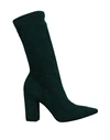 Stephen Good  London Stephen Good London Woman Ankle Boots Emerald Green Size 11 Textile Fibers In Green