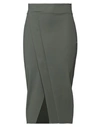 Chiara Boni La Petite Robe Woman Midi Skirt Military Green Size 4 Polyamide, Elastane