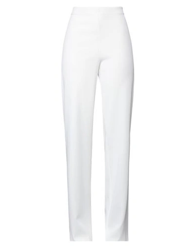 Chiara Boni La Petite Robe Woman Pants White Size 12 Polyamide, Elastane