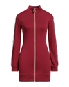 Chiara Ferragni Woman Mini Dress Brick Red Size S Cotton, Elastane