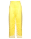 Koché Woman Pants Yellow Size M Polyester
