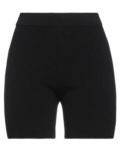 Jacquemus Woman Shorts & Bermuda Shorts Black Size 6 Viscose, Polyester, Polyamide