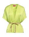 Merci .., Woman Shirt Lime Green Size S Polyester In Green