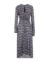 Isabel Marant Woman Midi Dress Purple Size 10 Viscose, Elastane
