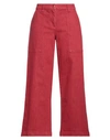 Jacob Cohёn Woman Pants Fuchsia Size 30 Cotton, Elastane In Red