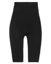 Andreädamo Andreādamo Woman Shorts & Bermuda Shorts Black Size S Viscose, Polyester, Polyamide, Elastane In Black