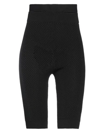 Andreädamo Andreādamo Woman Shorts & Bermuda Shorts Black Size Xs Viscose, Polyester, Polyamide, Elastane