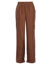 Caractere Caractère Woman Pants Camel Size 12 Polyester In Beige