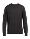 Ferrante Man Sweater Steel Grey Size 52 Merino Wool