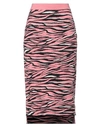 Stella Mccartney Woman Midi Skirt Pastel Pink Size 4-6 Viscose, Wool, Polyester, Polyamide