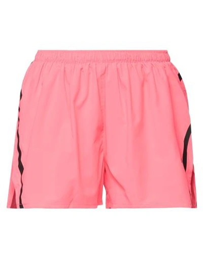 Puma Woman Shorts & Bermuda Shorts Fuchsia Size L Polyester In Pink