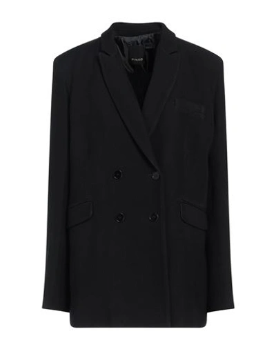 Pinko Woman Suit Jacket Black Size 10 Viscose