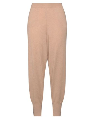 Stella Mccartney Woman Pants Camel Size 10-12 Cashmere, Virgin Wool, Wool, Polyamide In Beige