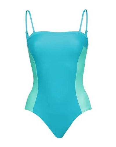 Zeus + Dione Woman One-piece Swimsuit Azure Size 8 Polyamide, Elastane In Blue