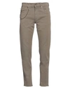 Siviglia Man Pants Military Green Size 40 Cotton, Elastane