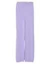 Vicolo Woman Pants Lilac Size Onesize Viscose, Nylon In Purple