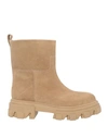 Gia Borghini X Pernille Teisbaek Leather Boot In Beige