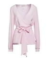 Anna Molinari Woman Shirt Pink Size 2 Acetate, Silk