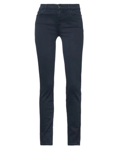 Kaos Jeans Woman Jeans Navy Size 25 Cotton, Tencel, Polyester, Elastane In Navy Blue