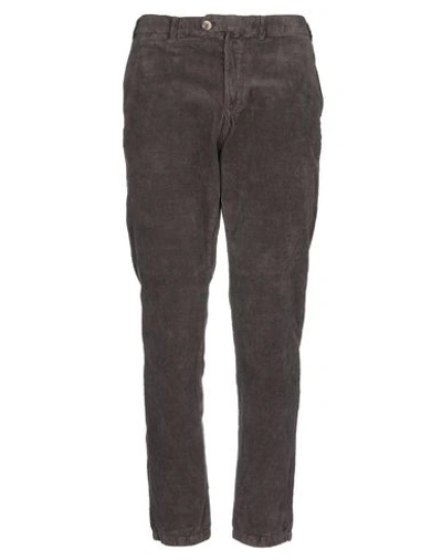 R3d Wöôd Man Pants Dove Grey Size 34 Cotton, Elastane