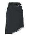 Facetasm Woman Mini Skirt Midnight Blue Size 2 Polyester, Wool In Blue
