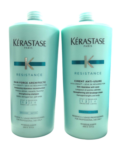 Kerastase 39.8oz Bain Force Architecte Reconstructing Duo