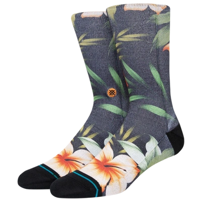 Stance Cabana Crew Socks In Black/multi