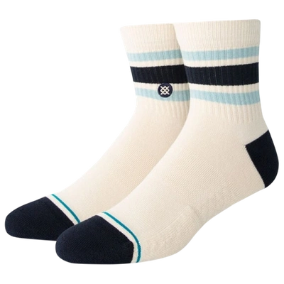 Stance Boyd Quarter Socks In White/black/blue