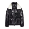 Moncler High-neck Puffer Jacket In Black