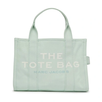 Marc Jacobs The Mini Canvas Tote Bag In Seafoam