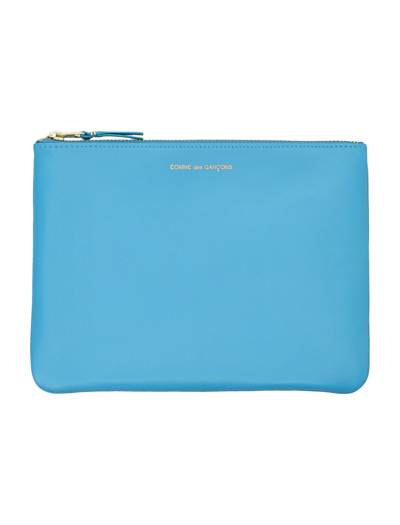 Comme Des Garçons Colour Pouch In Light Blue