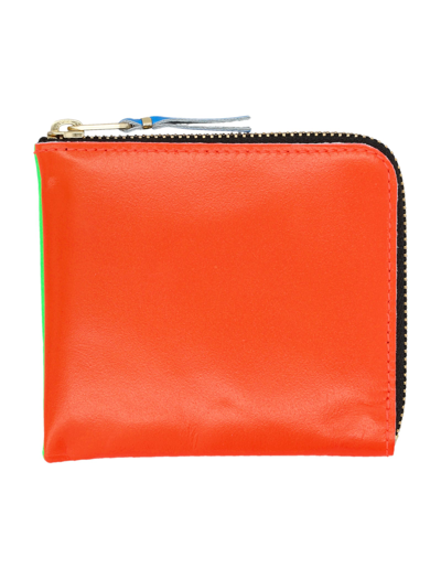 COMME DES GARÇONS SUPER FLUO SMALL ZIP COIN WALLET