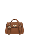 Mulberry Alexa Grained Leather Mini Bag In Chestnut