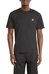 Stone Island 60/2 Cotton Jersey T-shirt In Black